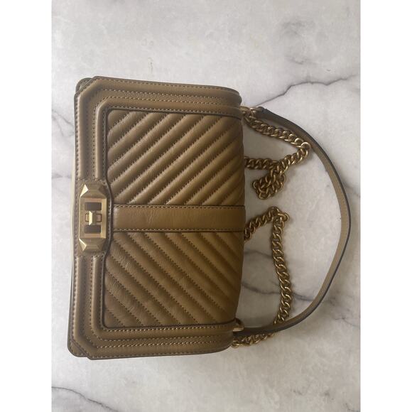 Rebecca Minkoff Love Leather Quilted Crossbody Bag Excellent Condition - Picture 13 of 13